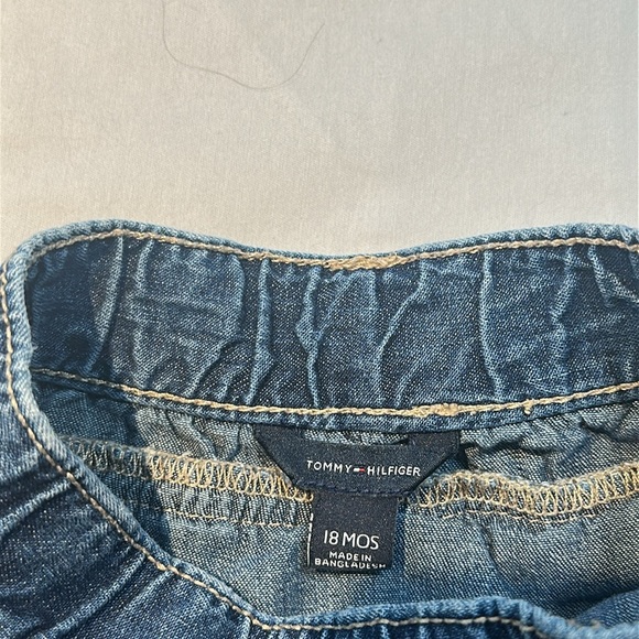 Tommy Hilfiger Ruffle Denim Skirt - Picture 3 of 4